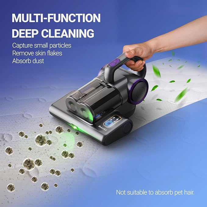 FEPPO Mattress Vacuum Cleaner, 16Kpa Bed Vacuum Cleaner - Image 6