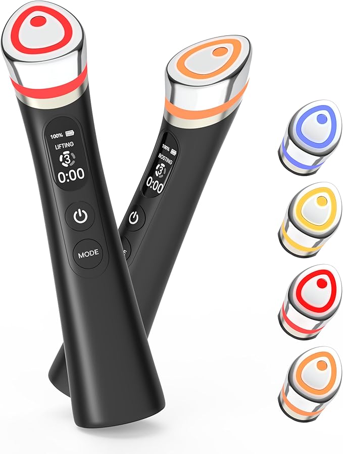Face Lift Device – 8 in 1 Skin Tightening and Lifting, LED Light Therapy by Magivol