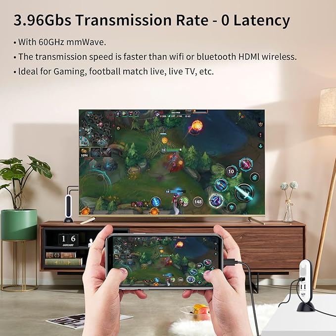 PeakDo Wireless HDMI Transmitter and Receiver 4K@30Hz, 0 Latency Wireless HDMI - Image 3