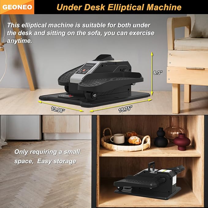 Under Desk Elliptical Machine, Electric Elliptical Exerciser - Image 3
