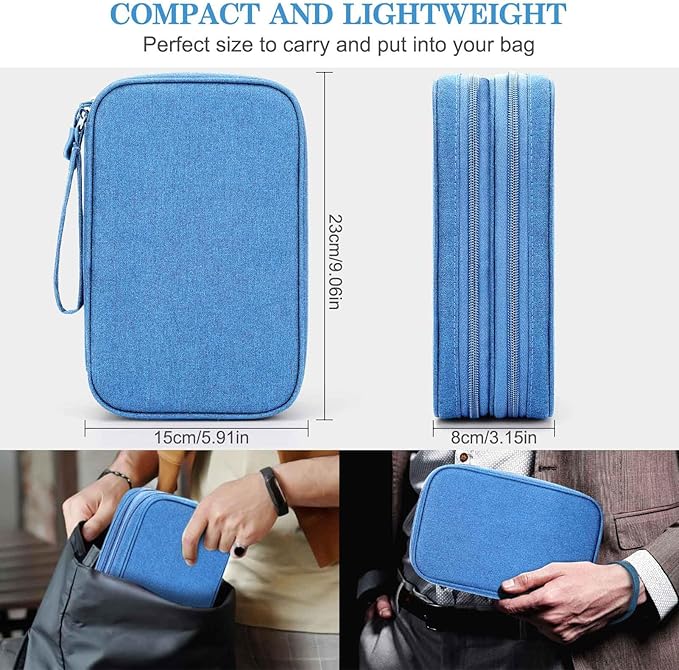 FYY Electronic Organizer, Large Travel Cable Organizer Bag Pouch Electronic - Image 2