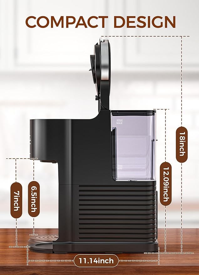 COWSAR Commercial Single Serve Coffee Maker, K Cup Coffee Brewer - Image 7