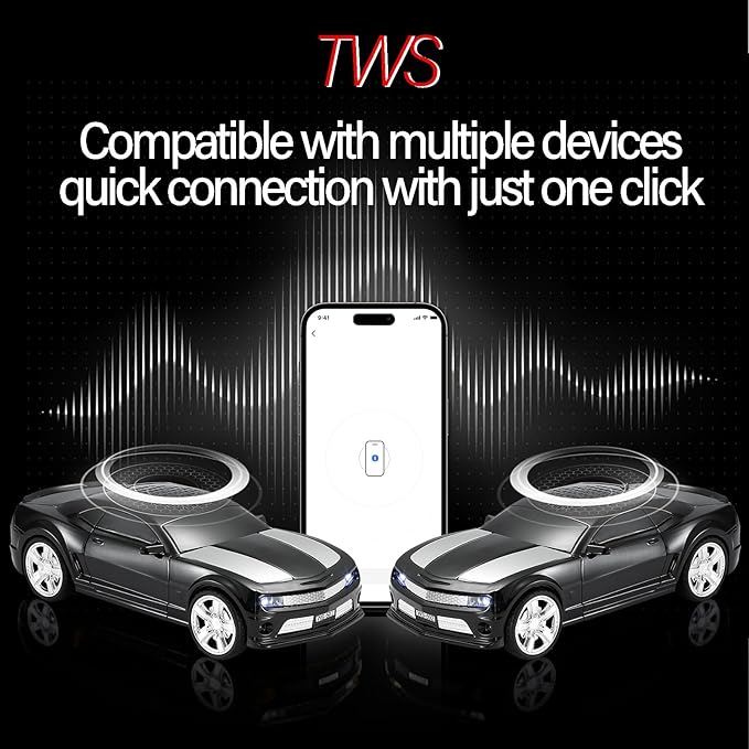 WSTER Sports Car Model Bluetooth Speaker - Image 3