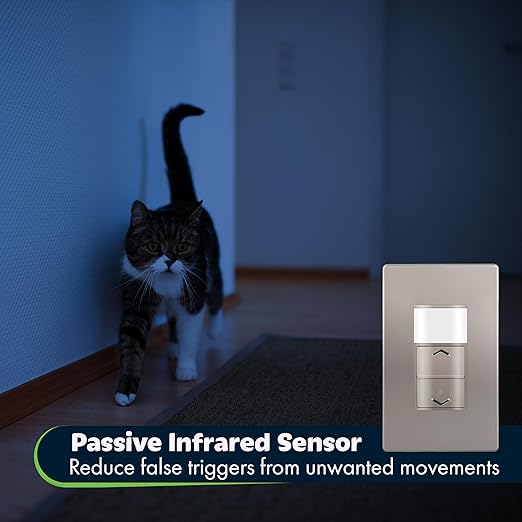 TOPGREENER Motion Sensor Light Switch Dimmer, Electronic Dimmer - Image 7