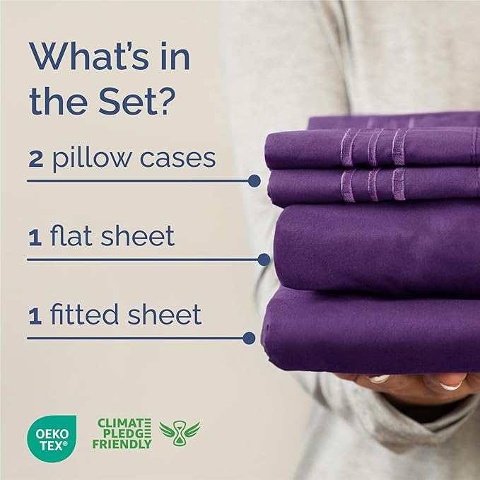 King Size 4 Piece Sheet Set - Image 2