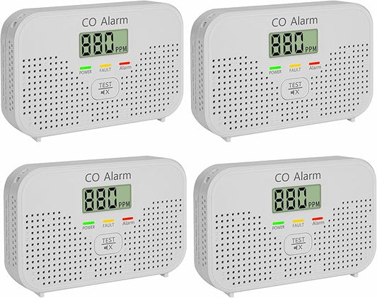 Carbon Monoxide Detector Powered by AA Battery, CO Monitoring Alarm by Unknown