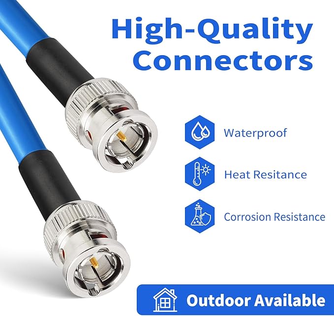 Superbat 3G 6G SDI Cable 150ft BNC SDI Video Cable 75 Ohm Belden 1694A Support - Image 2