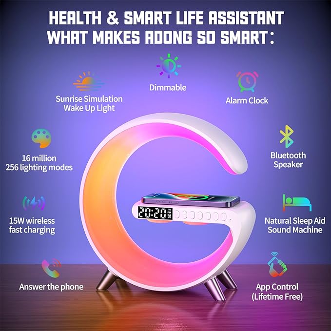 Smart LED Table Bedside Lamp - Image 9