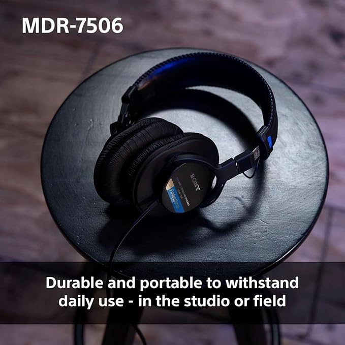 Sony MDR7506 Professional Large Diaphragm Headphone - Image 8