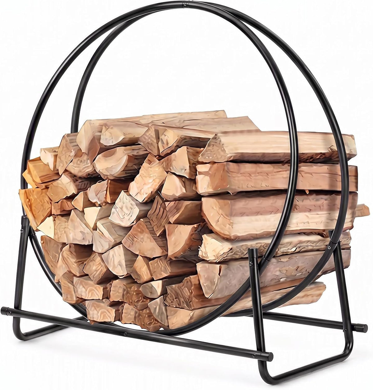 goplus firewood rack, 32.5 inch outdoor firewood log, main product view