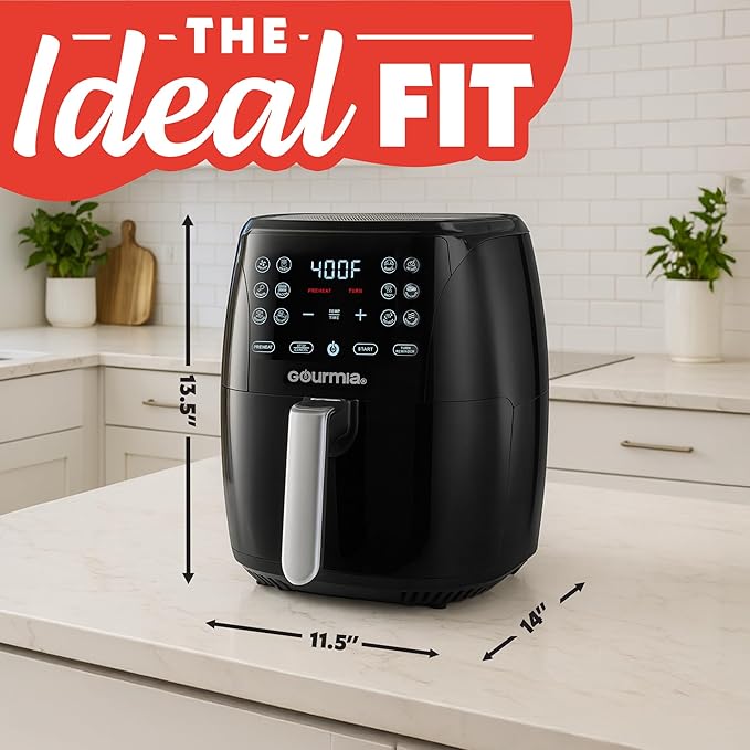 Gourmia Air Fryer - 6 Qt Large Capacity - Image 9