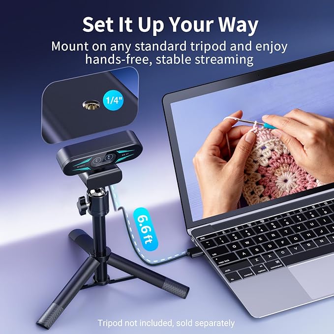 EMEET C60E Dual-Camera 4K Webcam - Image 9