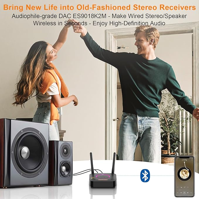 1Mii B06Ultra Bluetooth 5.3 Receiver - Image 2