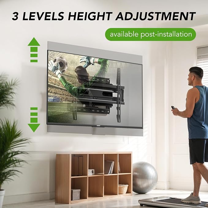 AX WABER TV Wall Mount Bracket for 32-65 Inch TV Full Motion Dual Articulating - Image 4