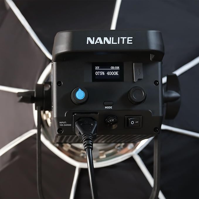 Nanlite FS-300B 300W Bi-Color LED Spotlight-2700K-6500K Adjustable CRI 96 - Image 7