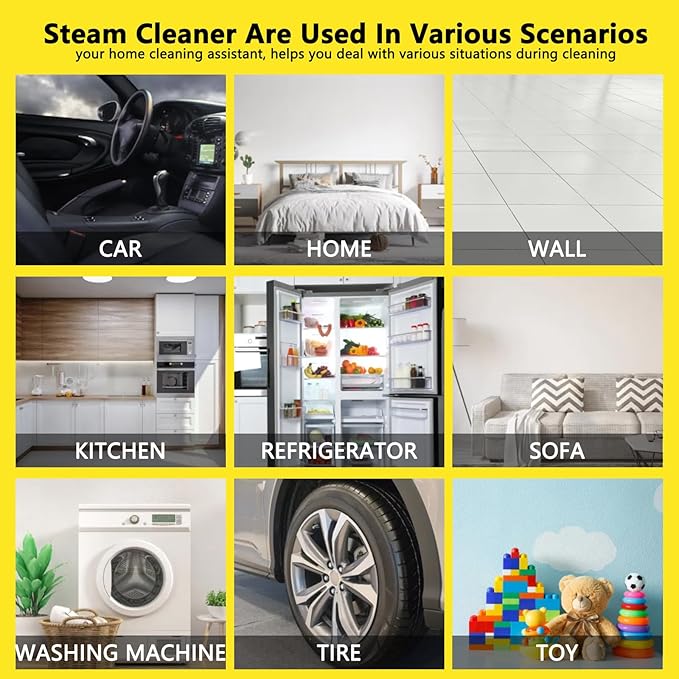 2026 New 3 Level Adjustable Pressurized Handheld Steam Cleaner - Image 7