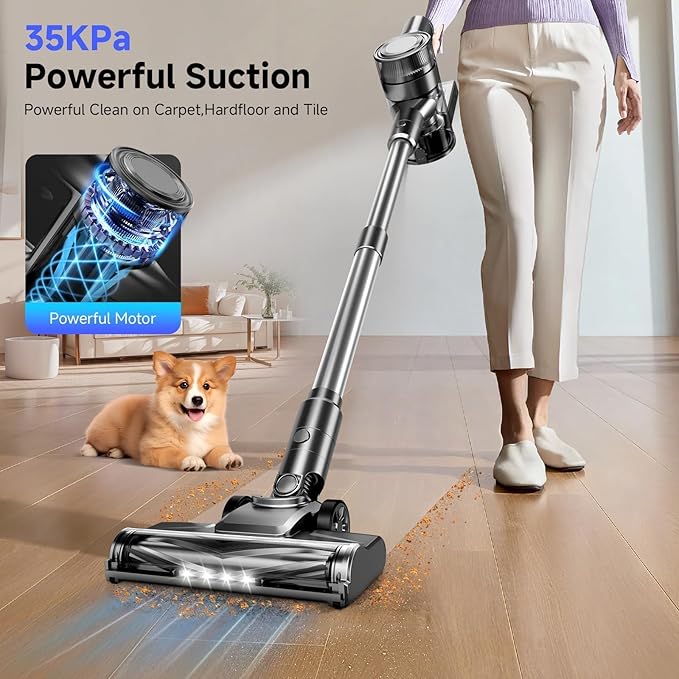 Cordless Vacuum Cleaner, 35Kpa Vacuum Cleaner - Image 2