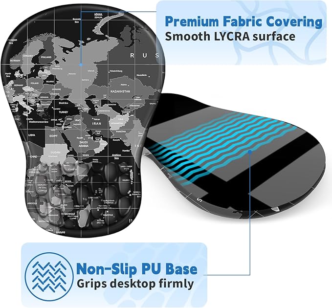 YIWEI Ergonomic Mouse Pad with Wrist Rest - Image 5