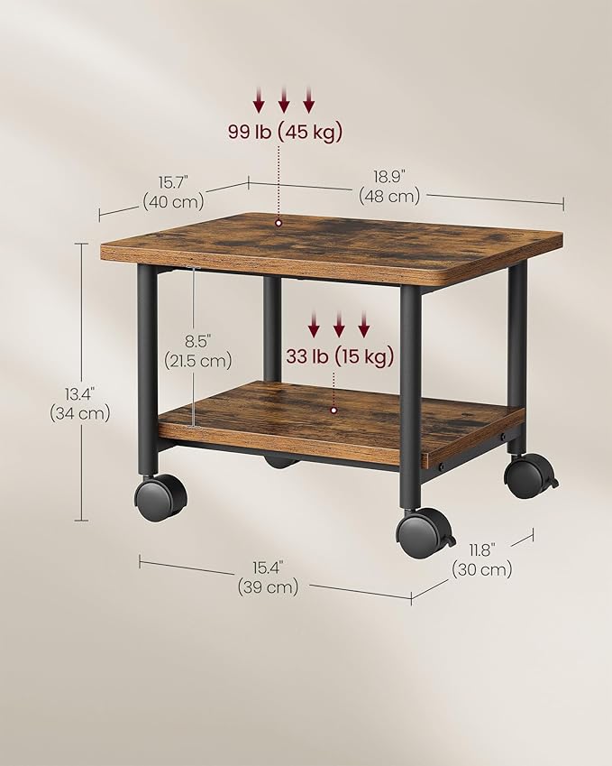 VASAGLE Heavy-Duty Printer Stand - Image 6