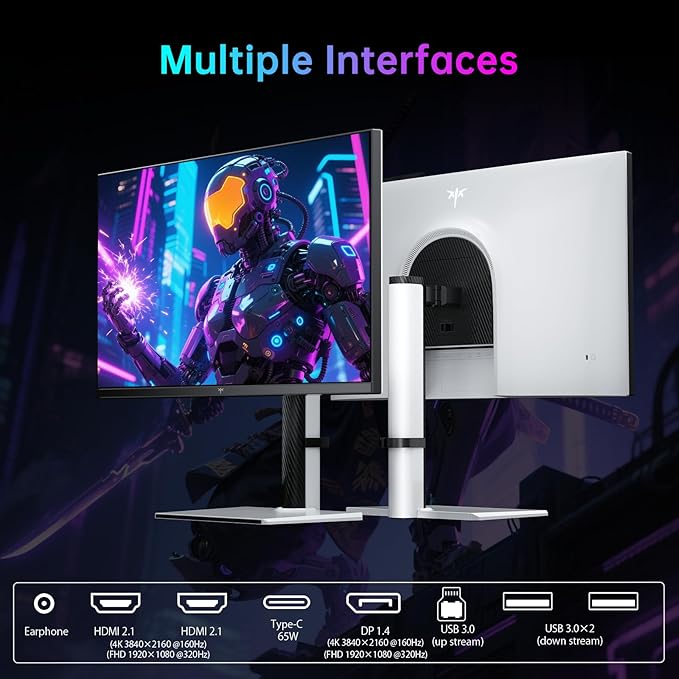 KTC 27 Inch 4K MiniLED Gaming Monitor, UHD 3840x2160 Dual Mode, HDR 1400 - Image 6
