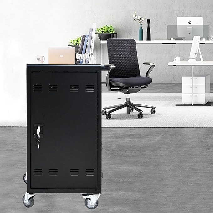 TIOPLY Laptop Charging Cart, 45 Device Tablet Storage Carts - Image 9