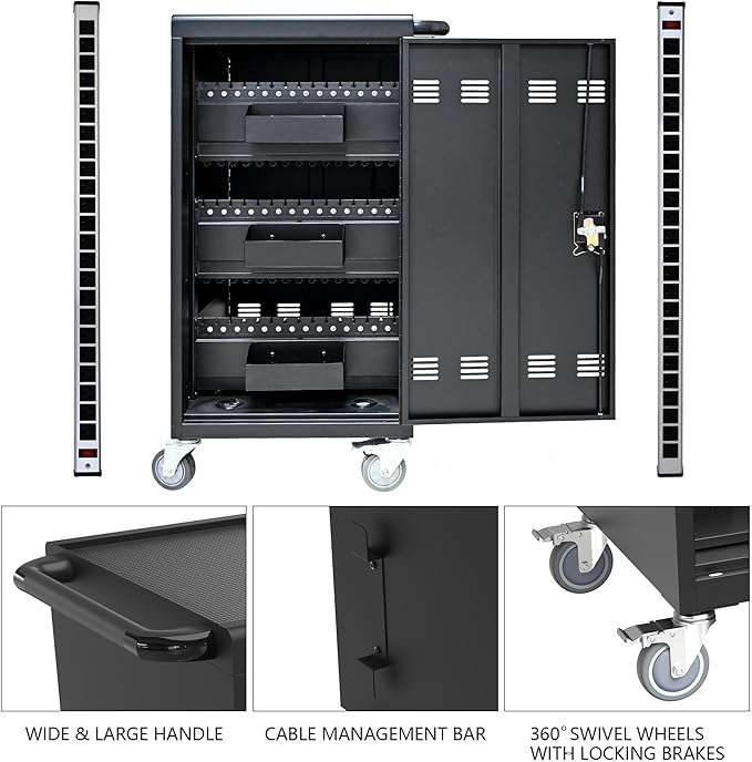 45-Bay Mobile Charging Cart - Image 6