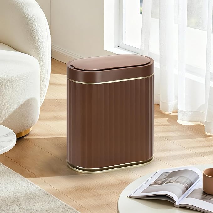 ELPHECO Bathroom Motion Sensor Trash can 2 Gallon Automatic Garbage Can - Image 7