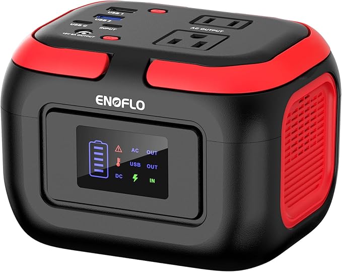 ENOFLO Portable Power Station, 97.68Wh Solar Generator, Lithium Battery Power by PortablePowerStationSolarGenerators
