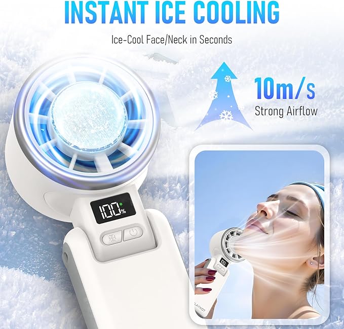 PlayHot Upgraded Portable Handheld Fan - Image 2