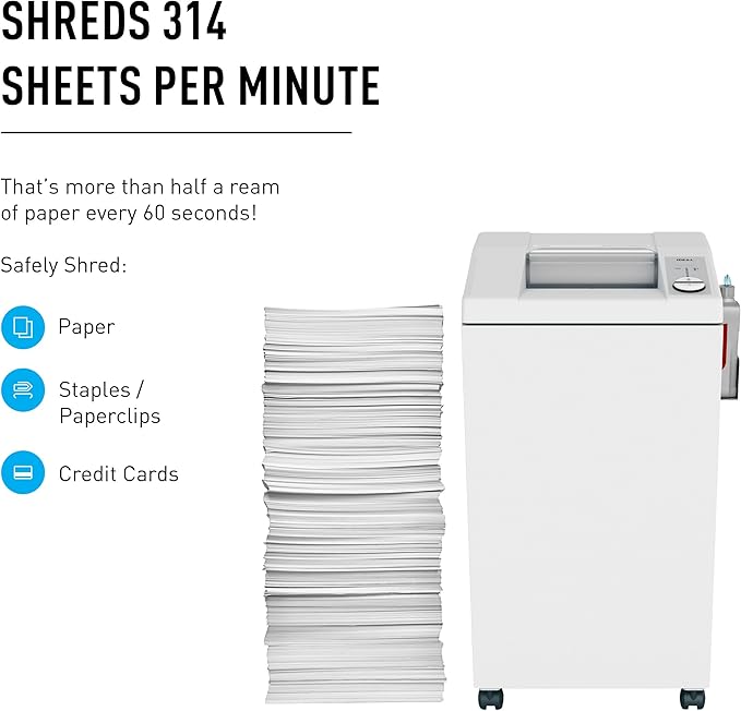 ideal. 2604 Cross-Cut Centralized Office Shredder - Image 3