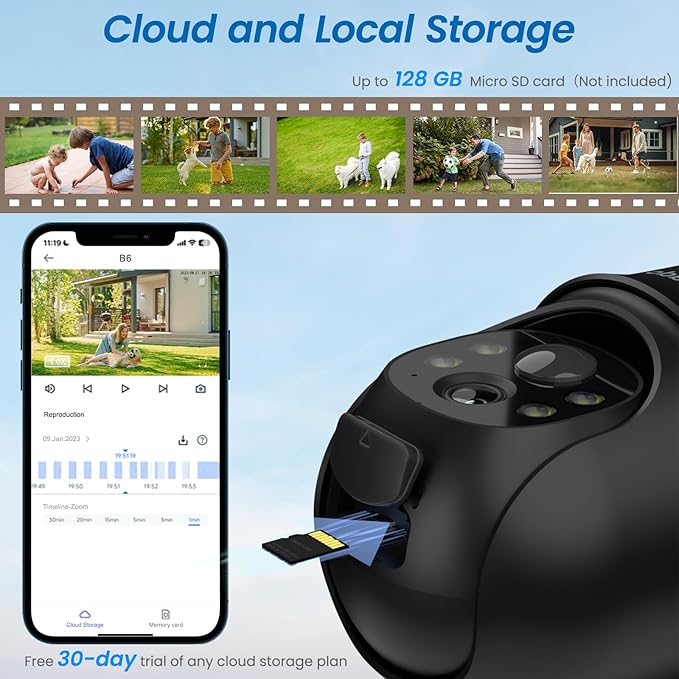 Cinnado 2K Cameras for Home Security-2.4G WiFi Outdoor Camera Wireless - Image 7