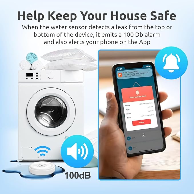 Drip Defender Pro Water Sensor | Wi-Fi Water Leak Detector - Image 2
