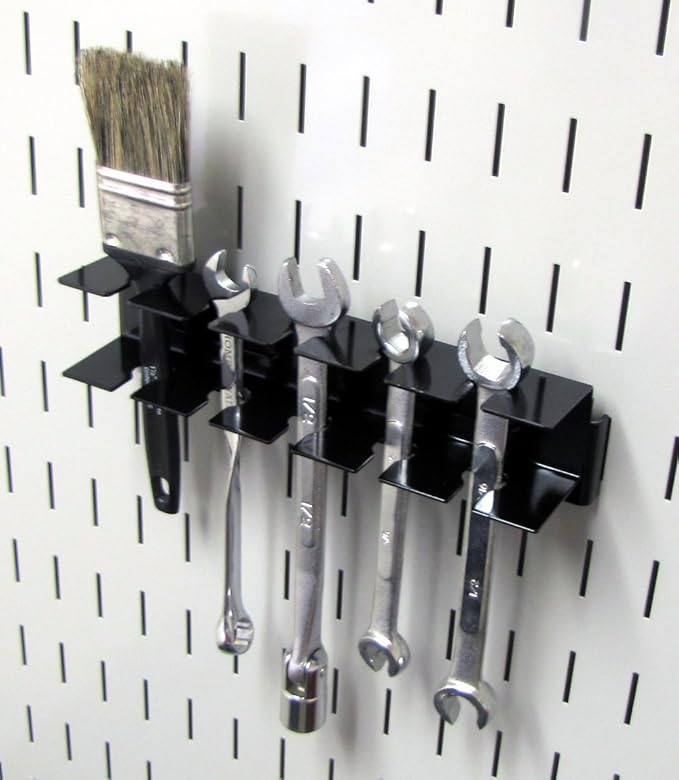Wall Control ASM-SL-008 B Pegboard Slotted Tool Holder Bracket Slotted Metal - Image 2