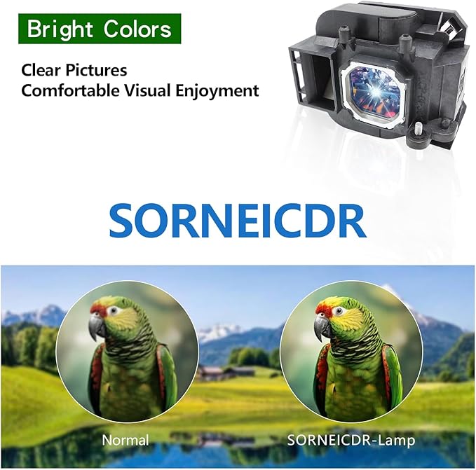 SORNEICDR NP23LP Replacement Projector Lamp Bulb Compatible - Image 3