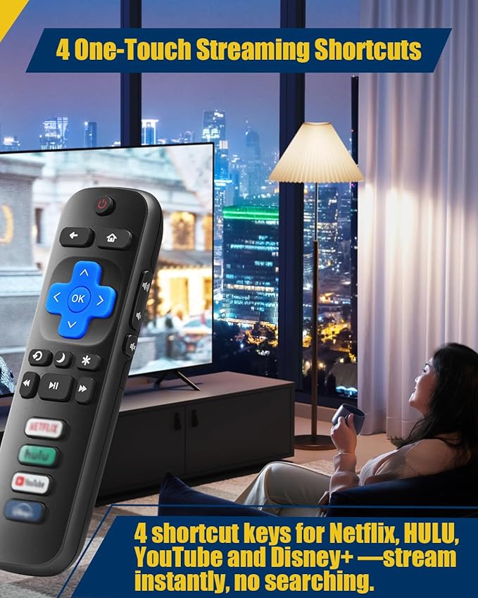 Replacement Remote Control for Roku TV – Compatible - Image 4