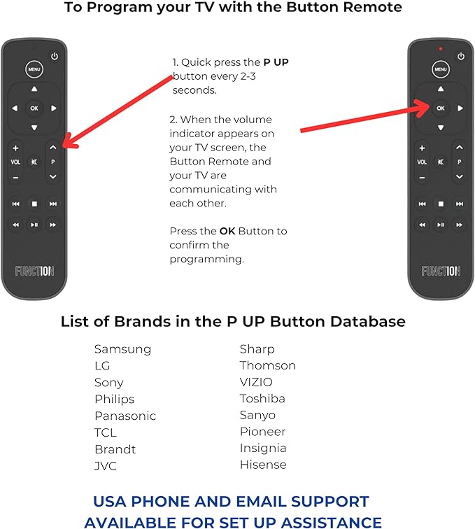 Function101 F101-ATVRM-BT Bluetooth Replacement Button Remote - Image 4