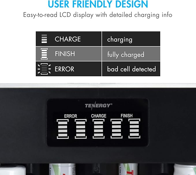 Tenergy TN486U 5-Bay Universal Battery Charger - Image 5