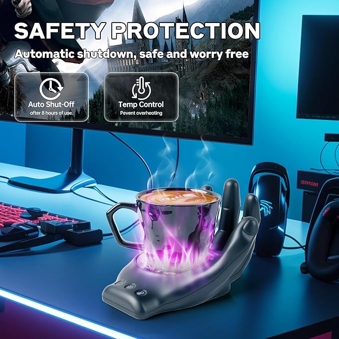 Devil's Hand Heating Mug Warmer & Mug Set - Image 3