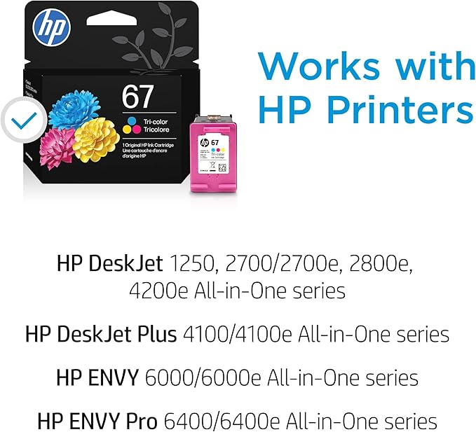 HP 67 Tri-Color Ink Cartridge | Works - Image 3