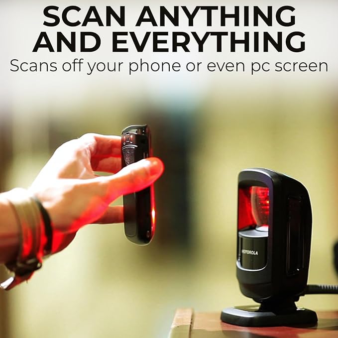 Zebra DS9208 Hands-Free Barcode Scanner Bundle - Image 4