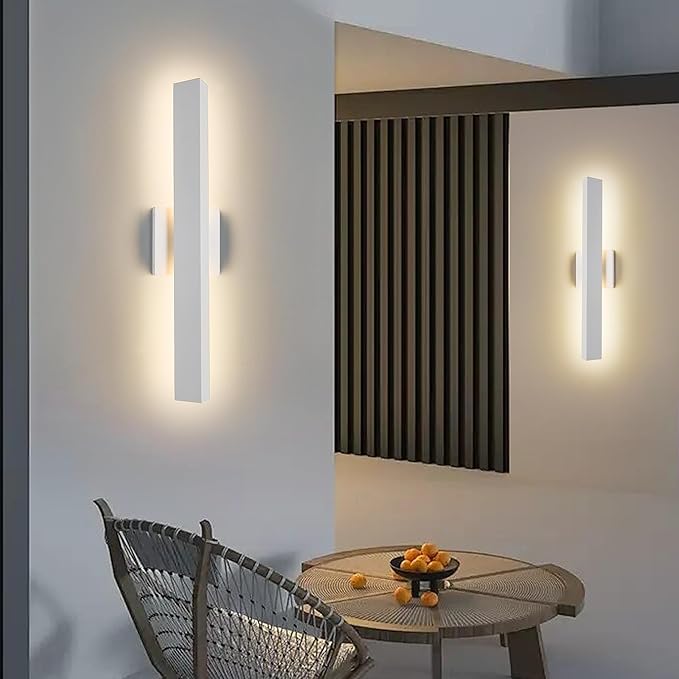 Tarentlight 2 Pack LED Outdoor Wall Lights Dimmable, 20W 3000K, 21.9" Modern - Image 4