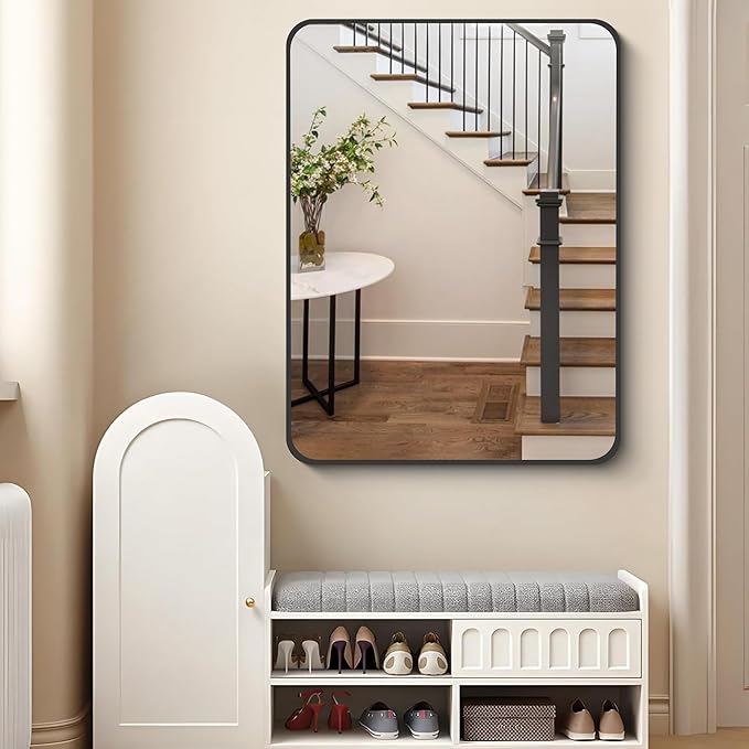 FORBATH Bathroom Mirror 30" X 40", Large Rectangular Wall Mirror - Image 3
