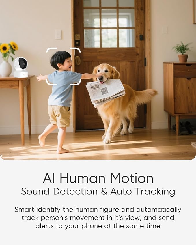 VSTARCAM 5G Indoor Camera Wireless, 2.5K QHD - Image 5