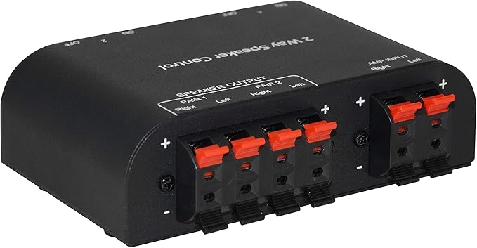 Xtrempro 61048 2 to 4 Way Speaker Switch, 1 in 2 Out to 1 in 4 Out Way Pair - Image 3