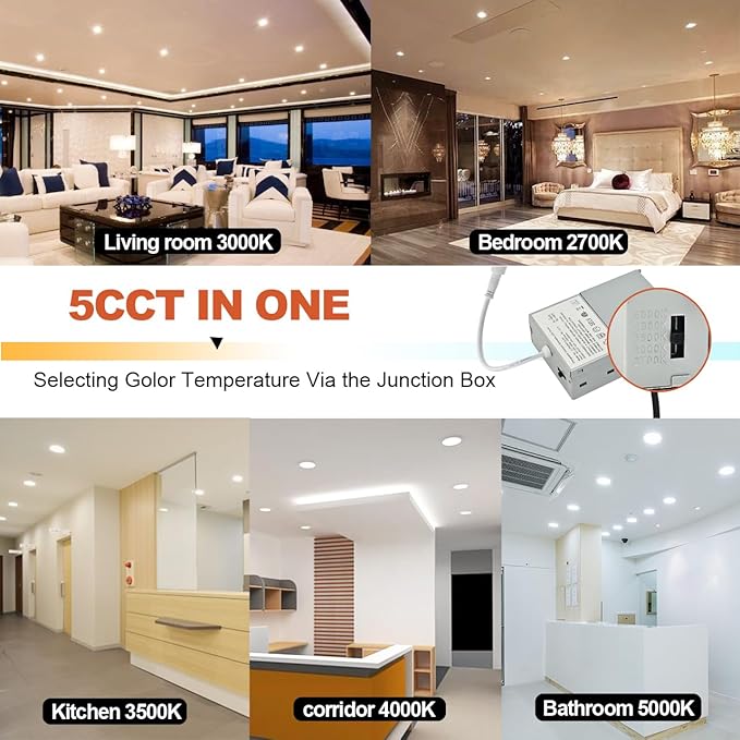 192 Pack 6 Inch Ultra-Thin LED Recessed Ceiling Light - Image 4