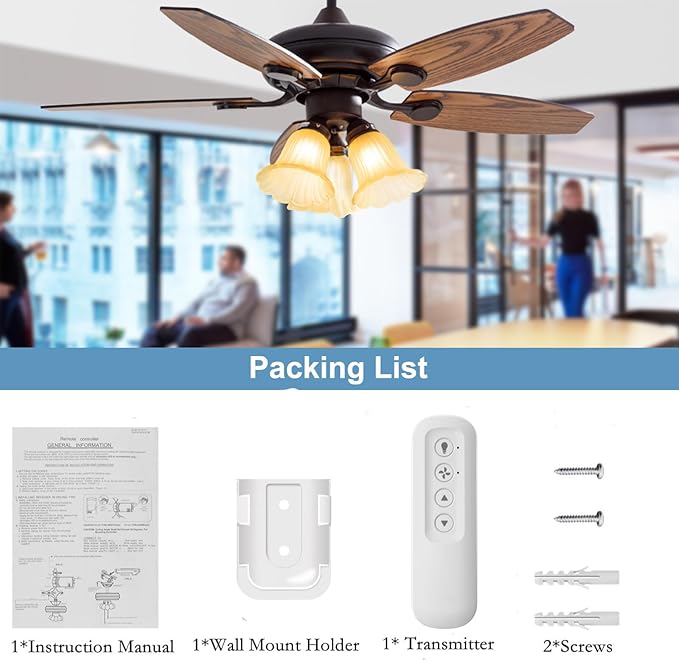 Replacement Remote 99770 99392 99118 99122 99123 99119 Ceiling Fan Remote - Image 7