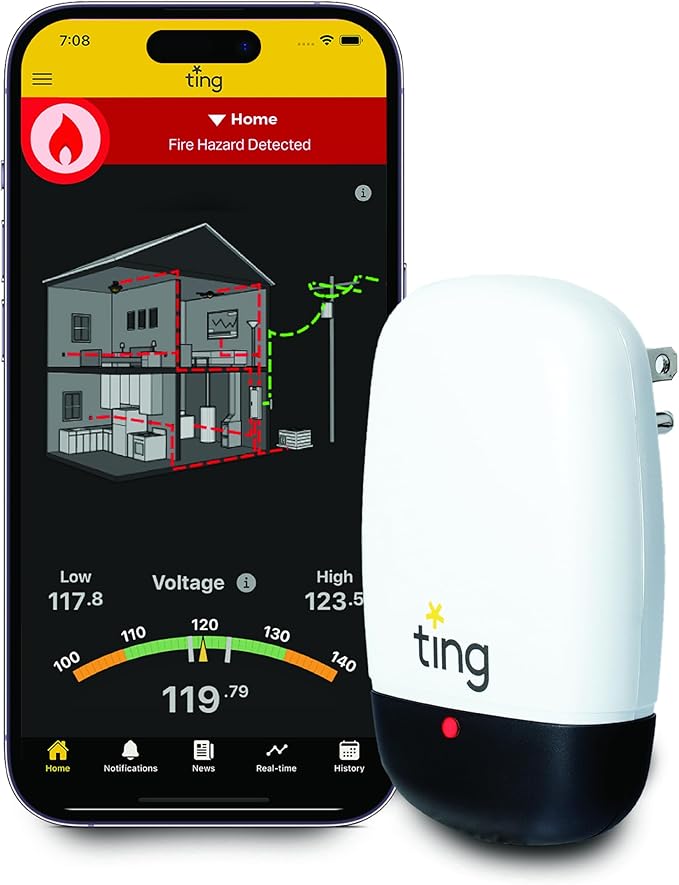 Ting Fire Electrical Fire Prevention Sensor & Service by Ting
