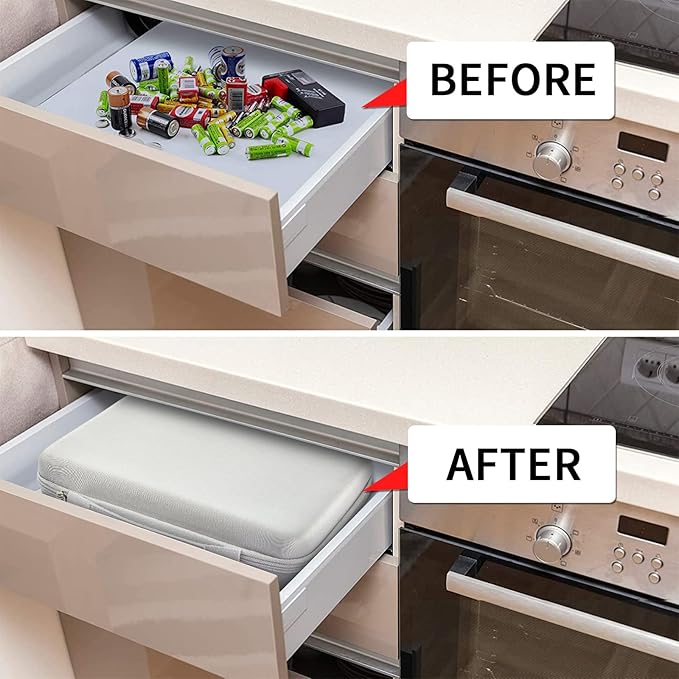 Battery Organizer Case, 150+ Batteries Storage Holder Container - Image 6