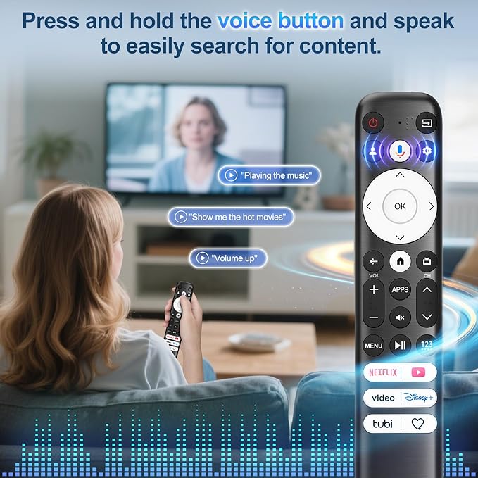 Voice for Hisense-Google-TV-Remote Control Replacement for All Hisense - Image 4