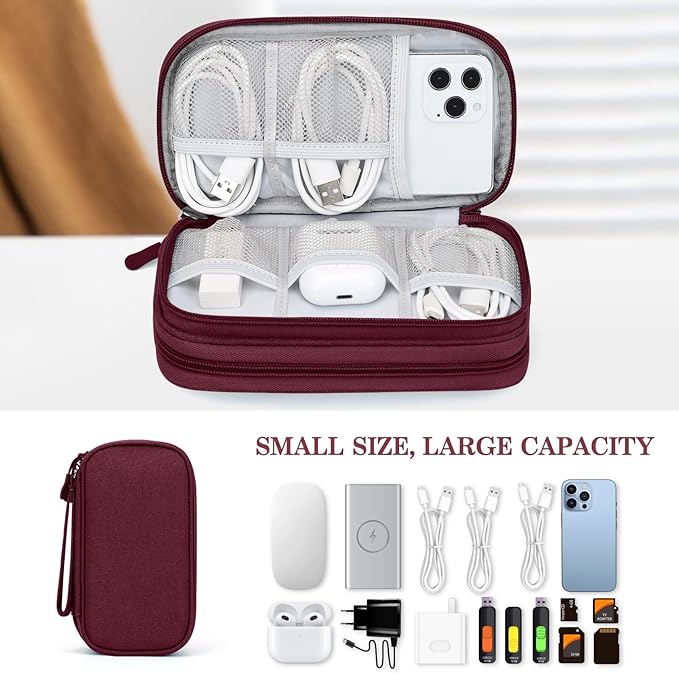 FYY Electronic Organizer, Travel Cable Organizer Bag Pouch Electronic - Image 6